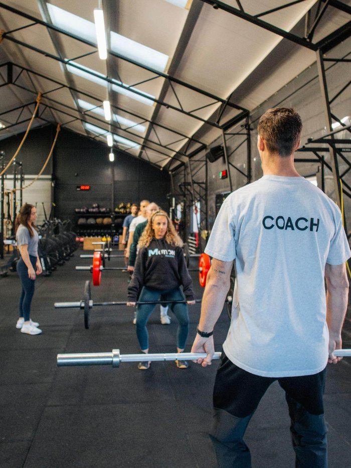 Strength class at Motion CrossFit GU1