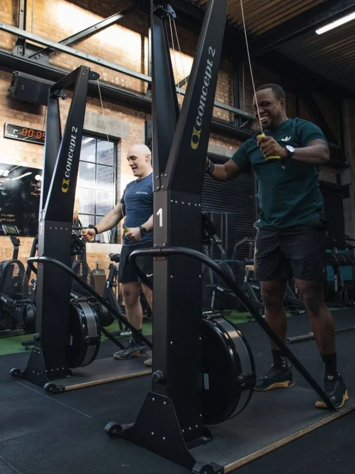 Conditioning class on the ski ergs at Motion Surbiton